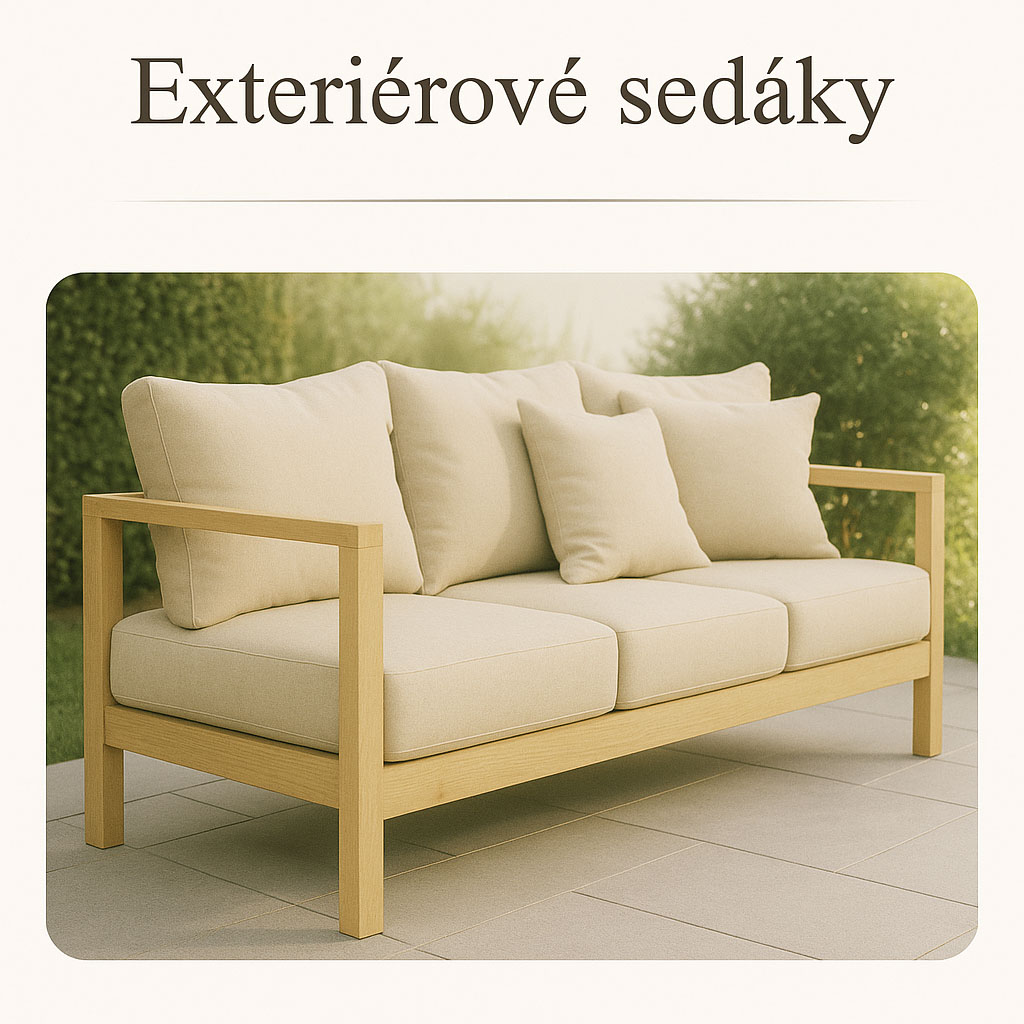 Exteriérové sedáky